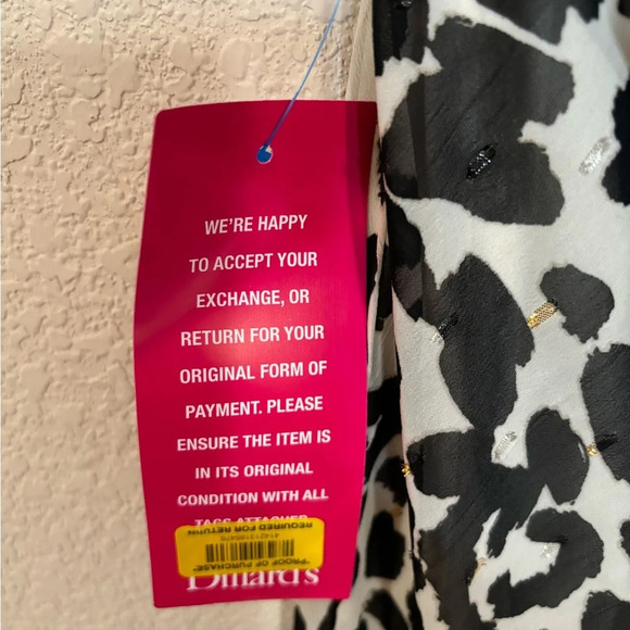 NWT Eliza J Tiered Chiffon Leopard Print High-Low Cocktail Dress - Picture 11 of 12